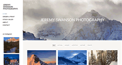 Desktop Screenshot of jeremyswansonphoto.com